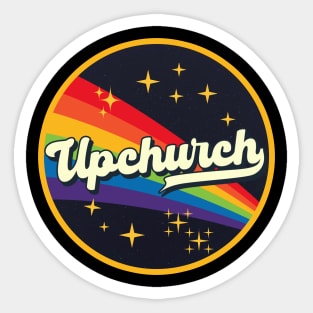 Upchurch // Rainbow In Space Vintage Style Sticker
